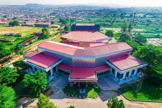 Aerial view of the June 12 Cultural Centre, Abeokuta